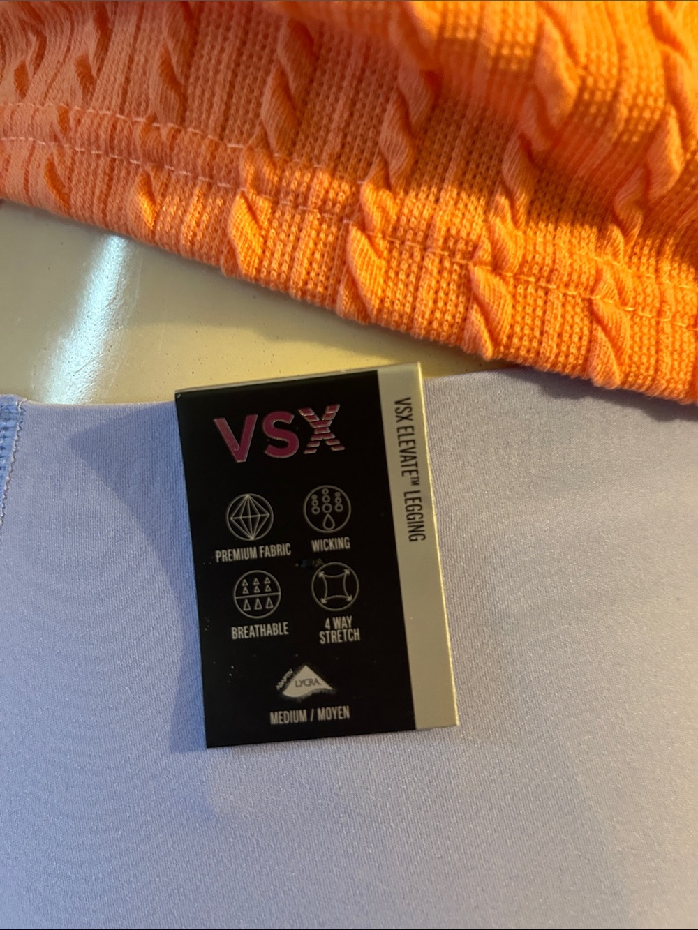 VSX Lavender High-Waist Leggings - Picture 6 of 8